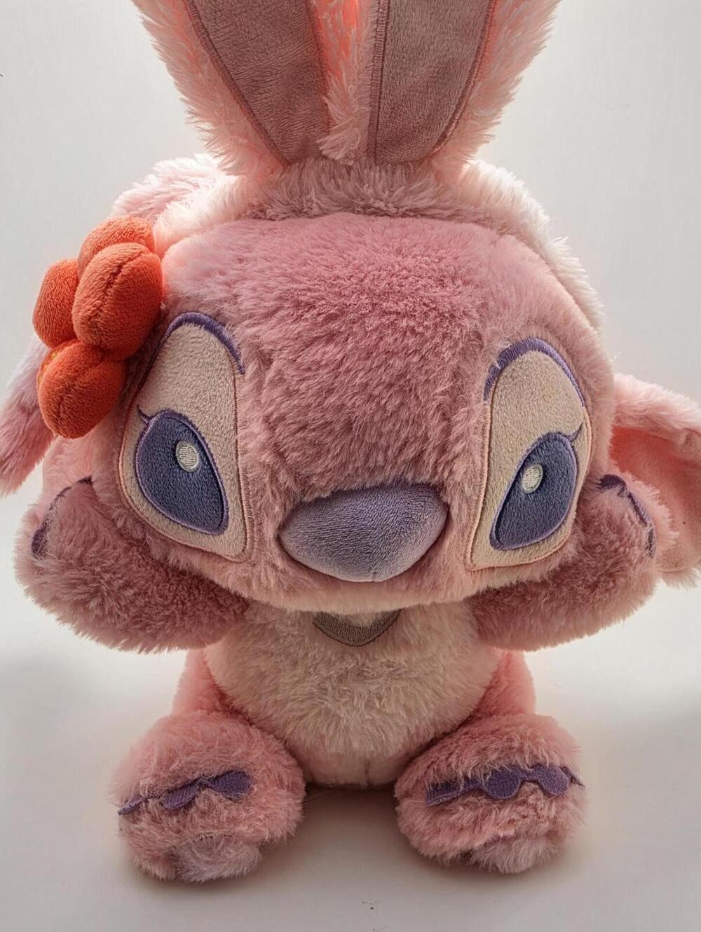 Disney Lissidoll Lilo & Stitch Angel Pink Purple Soft Toy Plush (12 inch)
